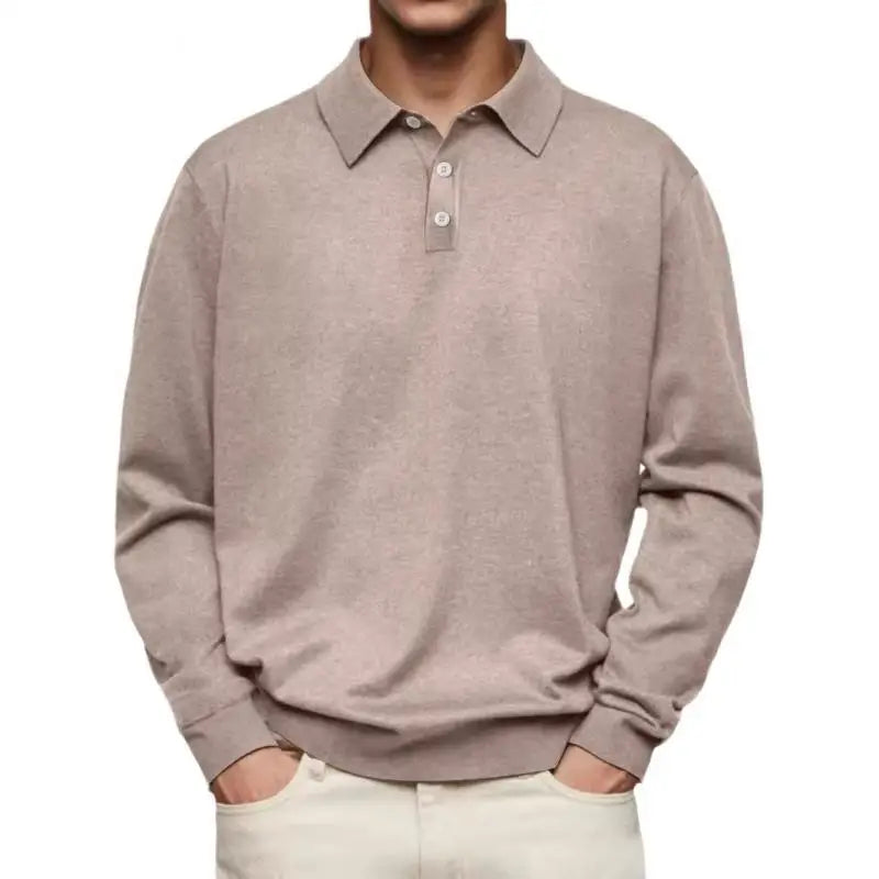 Laluna® | Casual Long Sleeve Polo Shirt