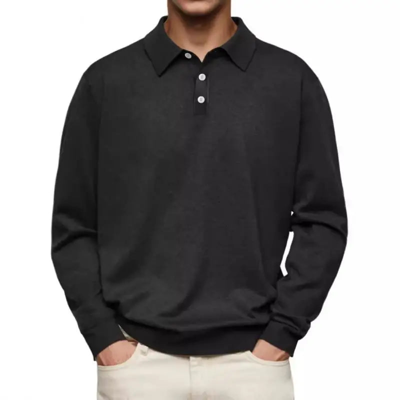 Laluna® | Casual Long Sleeve Polo Shirt