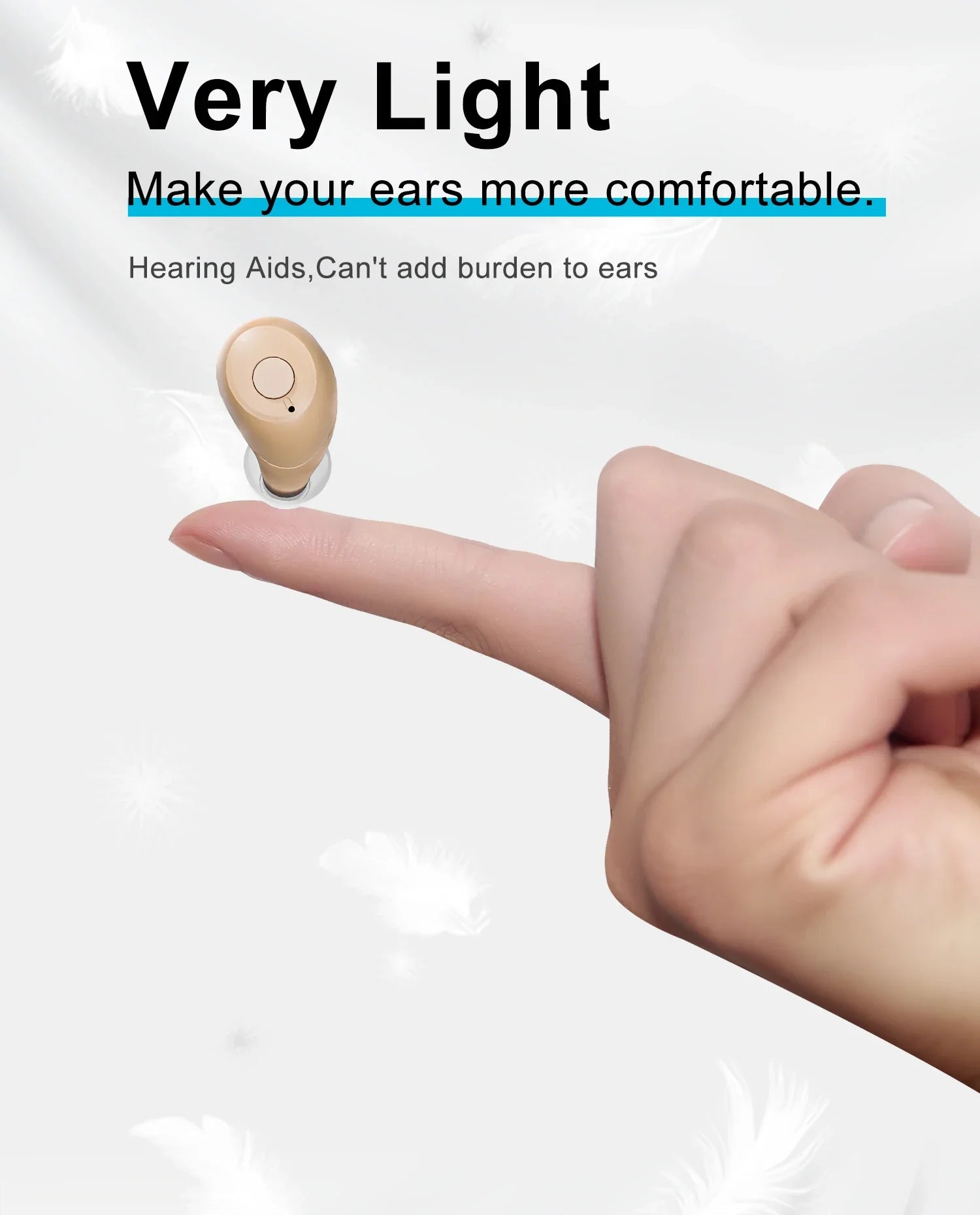 HeaSouls™ Tiny ITE Bluetooth Hearing Aids (App Controlled)